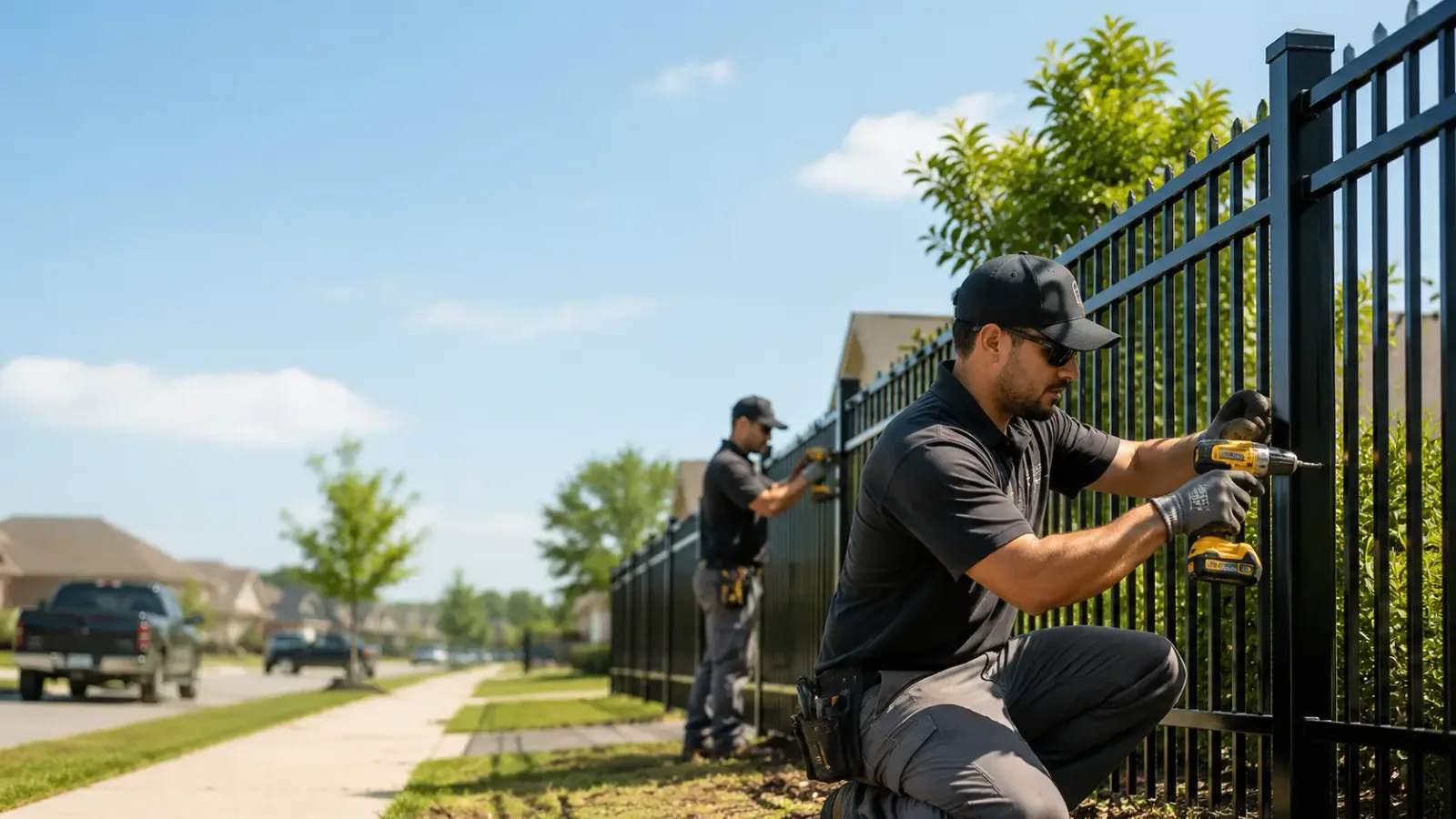 Metal Fence Installation in Arlington, MA